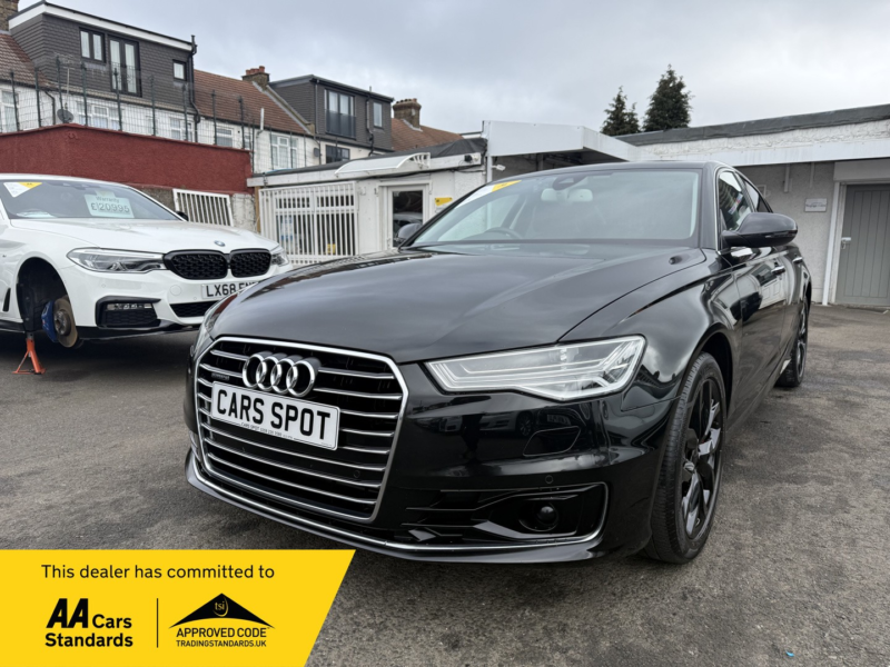 2016 Audi A6 2.0 Tfsi Quattro Fresh Import Verified Mile Finance Avb in Black — image 1