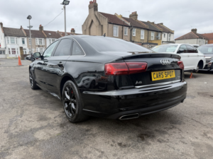 2016 Audi A6 2.0 Tfsi Quattro Fresh Import Verified Mile Finance Avb in Black — image 4