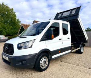 2018 Ford Transit 2.0 470 Ecoblue Chassis Double Cab Tipper 4dr Diesel Manual Rwd L3 H1 Euro 6 (drw) (170 Ps) in White — image 3