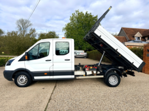 2018 Ford Transit 2.0 470 Ecoblue Chassis Double Cab Tipper 4dr Diesel Manual Rwd L3 H1 Euro 6 (drw) (170 Ps) in White — image 4