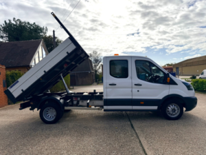 2018 Ford Transit 2.0 470 Ecoblue Chassis Double Cab Tipper 4dr Diesel Manual Rwd L3 H1 Euro 6 (drw) (170 Ps) in White — image 5