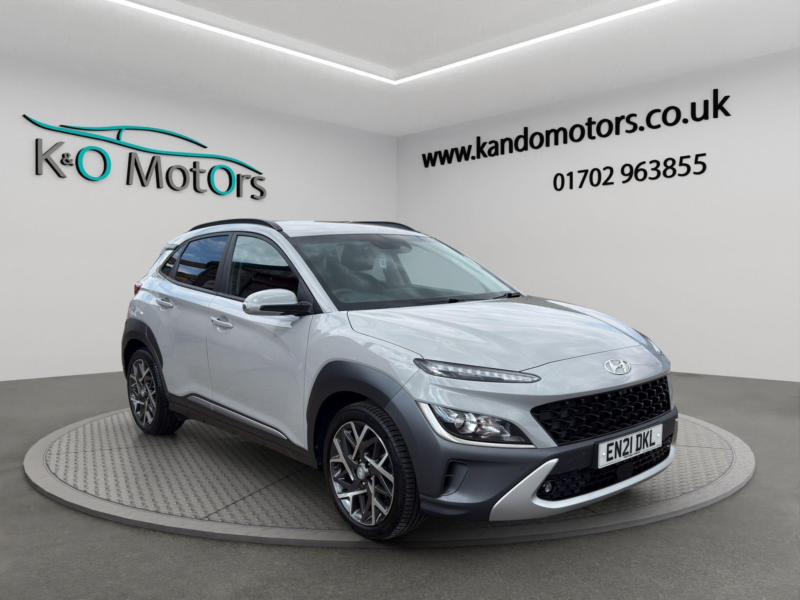 2021 Hyundai Kona 1.6 H-Gdi Premium Dct Euro 6 (s/s) 5dr in Grey — image 1