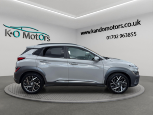 2021 Hyundai Kona 1.6 H-Gdi Premium Dct Euro 6 (s/s) 5dr in Grey — image 3