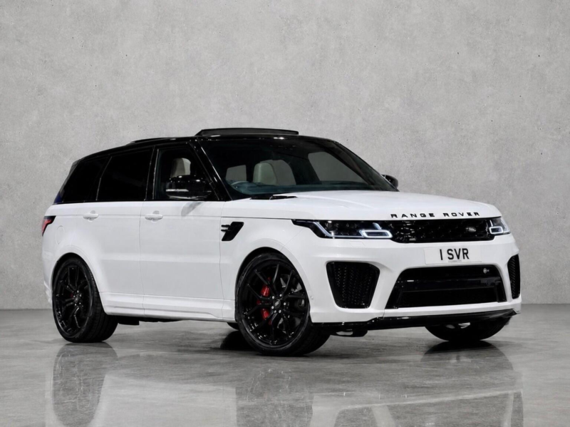 2022 Land Rover Range Rover Sport 5.0 P575 V8 Svr Auto 4WD Euro 6 (s/s) 5dr in White — image 1
