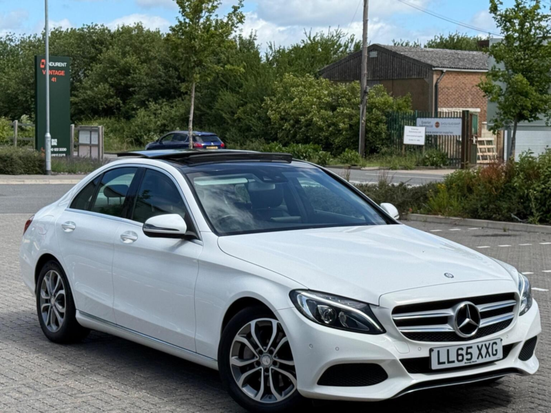 2015 Mercedes-Benz C Class 2.1 C250d Sport (premium Plus) 7g-Tronic+ Euro 6 (s/s) 4dr in White — image 1