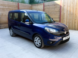 2023 Fiat Doblo Side Entry Wheelchair Accessible Disabled Access Vehicle Wav in Blue — image 3