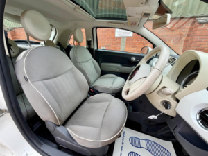 2012 Fiat 500 1.2 Lounge Euro 5 (s/s) 3dr in White — image 3