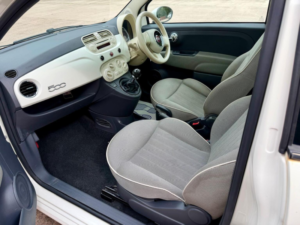 2012 Fiat 500 1.2 Lounge Euro 5 (s/s) 3dr in White — image 4