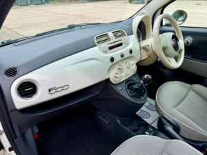 2012 Fiat 500 1.2 Lounge Euro 5 (s/s) 3dr in White — image 6