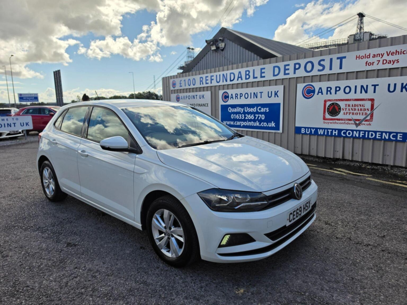 2019 Volkswagen Polo 1.0 Evo Se Euro 6 (s/s) 5dr in White — image 1
