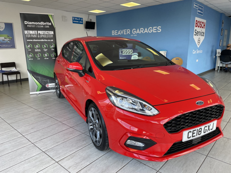 2018 Ford Fiesta 1.0 T Ecoboost St-Line X in Red — image 1