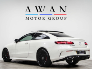 2021 Mercedes-Benz E-Class 2.9 E 400 Amg Line Night Edition Premium+ D 4matic Auto 4WD 2dr in White — image 3