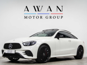 2021 Mercedes-Benz E-Class 2.9 E 400 Amg Line Night Edition Premium+ D 4matic Auto 4WD 2dr in White — image 4