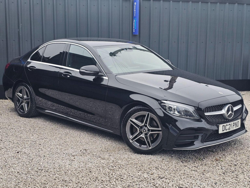 2021 Mercedes-Benz C Class 2.0 C220d Amg Line Edition G-Tronic+ Euro 6 (s/s) 4dr in Black — image 1