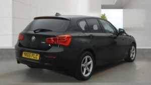 2015 BMW 1 Series 1.5 118i Se 5-Door Black 5dr Satnav+lowtax+6 Stamps in Black — image 2