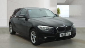 2015 BMW 1 Series 1.5 118i Se 5-Door Black 5dr Satnav+lowtax+6 Stamps in Black — image 3