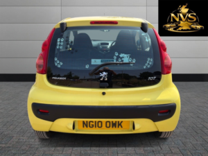 2010 Peugeot 107 1.0 12v Urban in Yellow — image 6