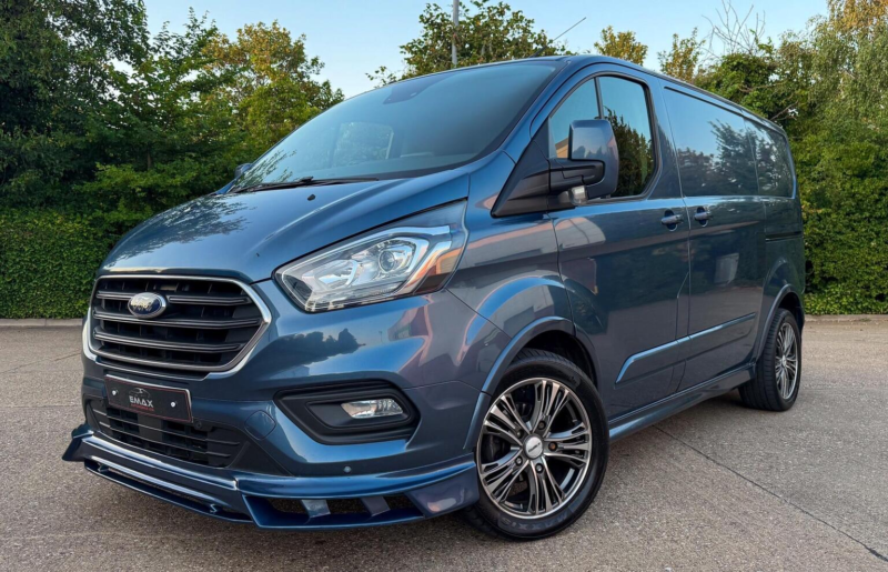2021 Ford Transit Custom 2.0 300 Ecoblue Limited L1 H1 Euro 6 (s/s) 5dr in Blue — image 1
