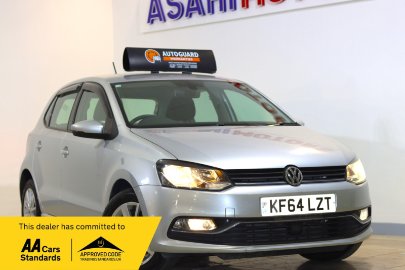 2014 Volkswagen Polo 1.2 Tsi Bluemotion Tech Se DSG Euro 6 (s/s) 5dr in Silver — image 1