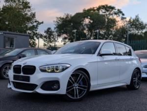2017 BMW 1 Series 1.5 118i M Sport Shadow Edition Euro 6 (s/s) 5dr in White — image 3