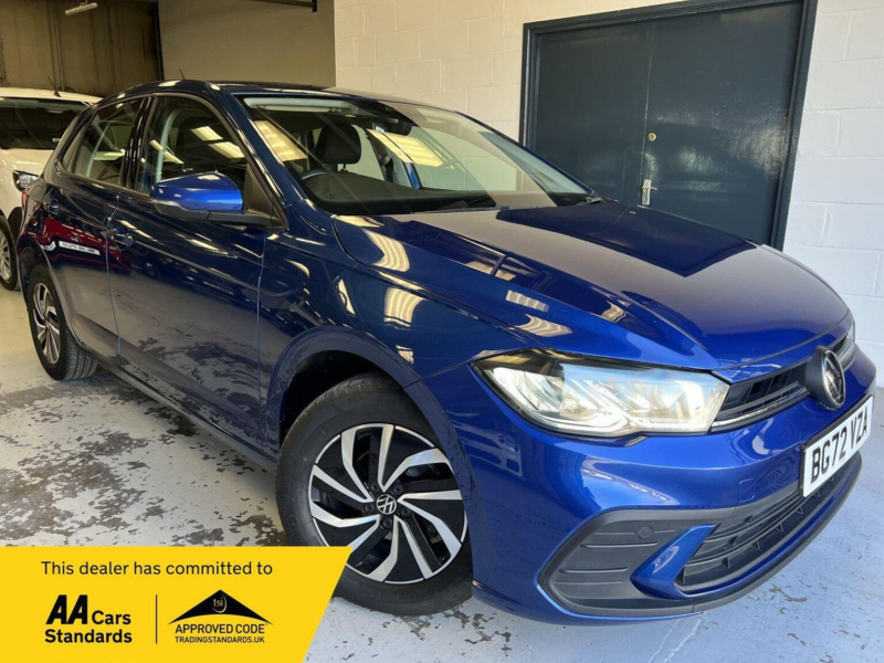 2022 Volkswagen Polo 1.0 Evo Life Euro 6 (s/s) 5dr in Blue — image 1