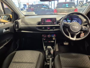 2023 Kia Picanto 1.0 Dpi 2 Hatchback 5dr Petrol AMT Euro 6 (s/s) (66 Bhp) in Yellow — image 3