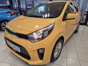 2023 Kia Picanto 1.0 Dpi 2 Hatchback 5dr Petrol AMT Euro 6 (s/s) (66 Bhp) in Yellow — image 5