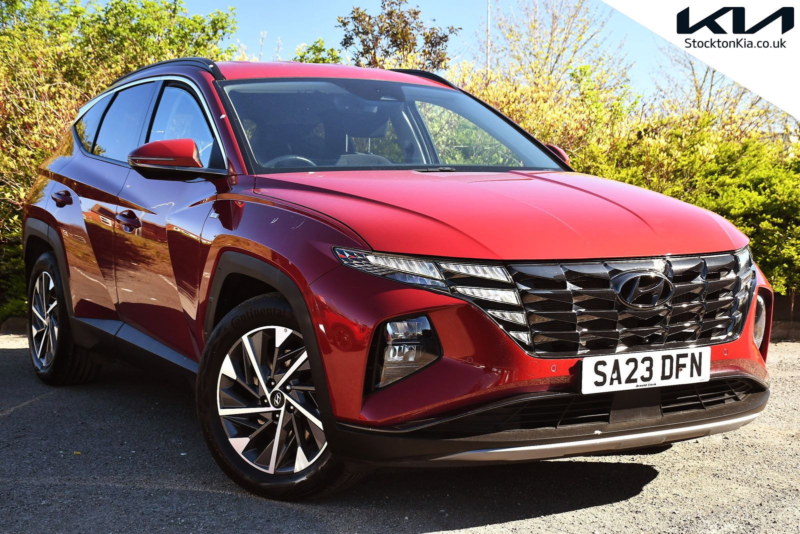 2023 Hyundai Tucson 1.6 T-Gdi Mhev Premium SUV 5dr Petrol Hybrid Dct Euro 6 (s/s) (150 Ps) in Red — image 1
