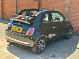 2012 Fiat 500c 0.9 Twinair Bygucci Euro 5 (s/s) 2dr in Black — image 2