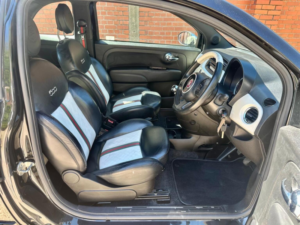 2012 Fiat 500c 0.9 Twinair Bygucci Euro 5 (s/s) 2dr in Black — image 3