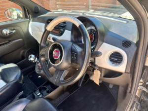 2012 Fiat 500c 0.9 Twinair Bygucci Euro 5 (s/s) 2dr in Black — image 4