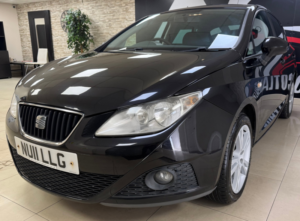 2011 SEAT Ibiza 1.4 16v Chill Hatchback 5dr Petrol Manual Euro 5 (85 Ps) in Black — image 2