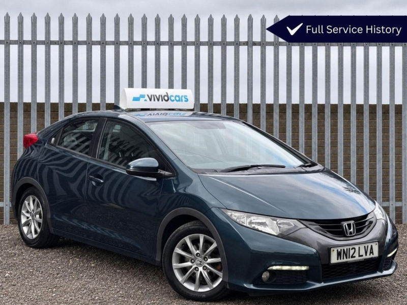 2012 Honda Civic 2.2 I-Dtec Ex Euro 5 (s/s) 5dr in Green — image 1