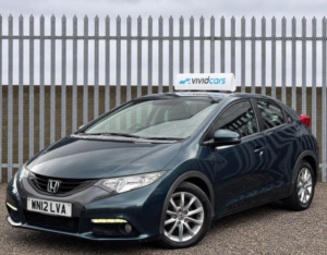 2012 Honda Civic 2.2 I-Dtec Ex Euro 5 (s/s) 5dr in Green — image 2