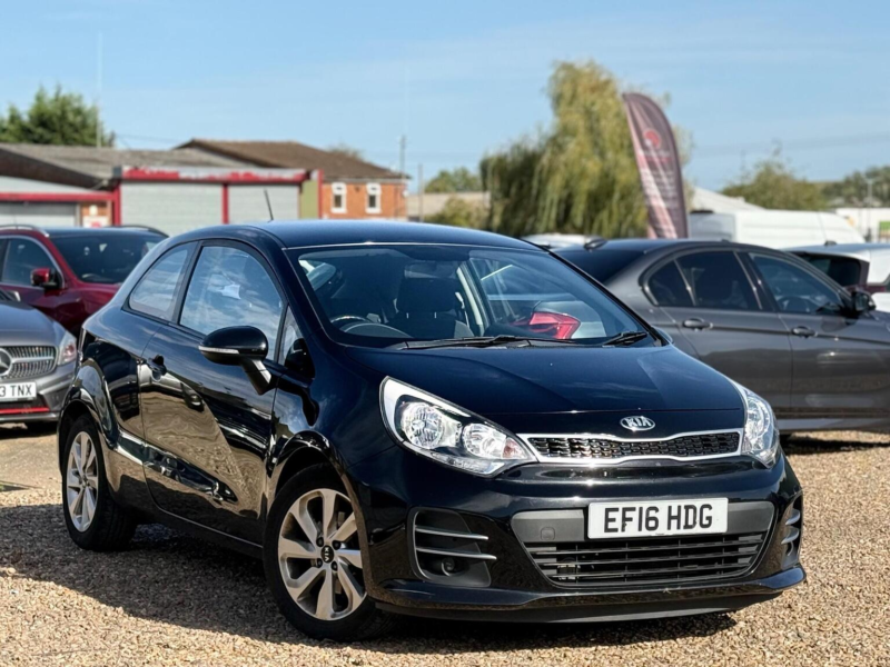 2016 Kia Rio 1.4 Ecodynamics 2 Euro 6 (s/s) 3dr in Black — image 1