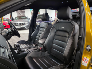 2017 Volkswagen Golf 2.0 Tsi Bluemotion Tech R DSG 4motion Euro 6 (s/s) 5dr in Yellow — image 3