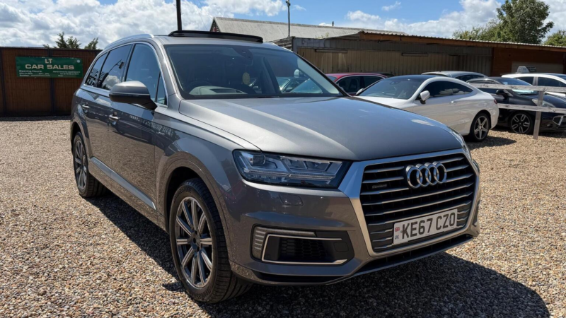 2017 Audi Q7 3.0 Tdi V6 E-Tron Tiptronic Quattro Euro 6 (s/s) 5dr 17.3kwh in Grey — image 1
