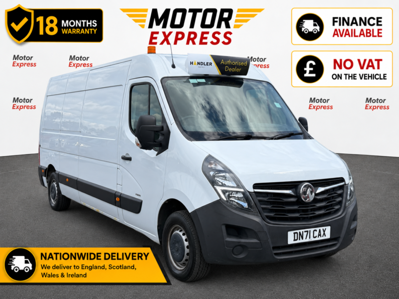 2021 Vauxhall Movano 2.3 Cdti 3500 Biturbo Edition in White — image 1