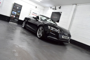 2019 Audi A5 Cabriolet 2.0 Tfsi (190) 40 S Line Auto Convertible 2dr Petrol S Tronic Euro 6 in Black — image 5