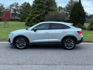 2021 Audi Q3 2.0 Tfsi 45 Black Edition Sportback 5dr Petrol S Tronic Quattro Euro 6 (s/s) (245 Ps) in Silver — image 2
