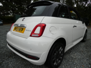 2021 Fiat 500 1.0 Mhev Hey Google Hatchback 3dr Petrol Manual Euro 6 (s/s) (70 Bhp) in White — image 3