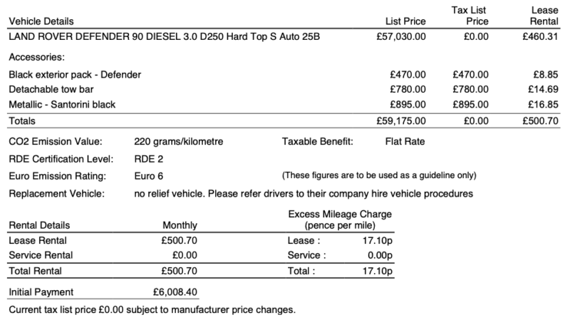 2026 Land Rover Defender 90 3.0 D250 Mhev S in Black — image 1
