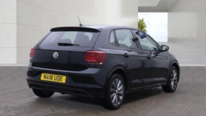 2018 Volkswagen Polo 1.0 Tsi Se Euro 6 (s/s) 5dr in Black — image 4