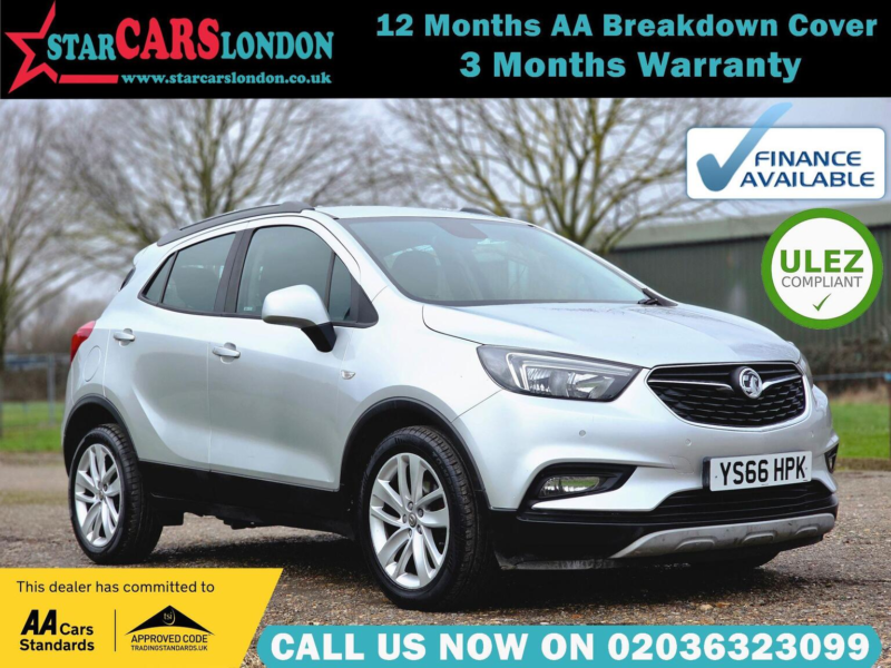2016 Vauxhall Mokka X 1.6i Active Euro 6 (s/s) 5dr in Silver — image 1