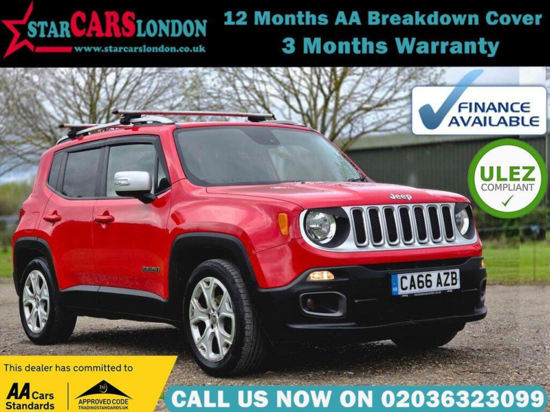 2017 Jeep Renegade 1.4t Multiairii Limited Ddct Euro 6 (s/s) 5dr in Red — image 1