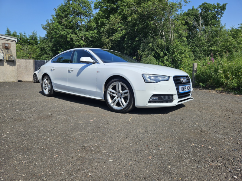 2015 Audi A5 2.0 Tdi S Line in White — image 1