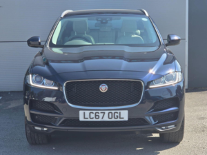 2017 Jaguar F-Pace 2.0 D240 Portfolio Auto AWD Euro 6 (s/s) 5dr in Blue — image 3