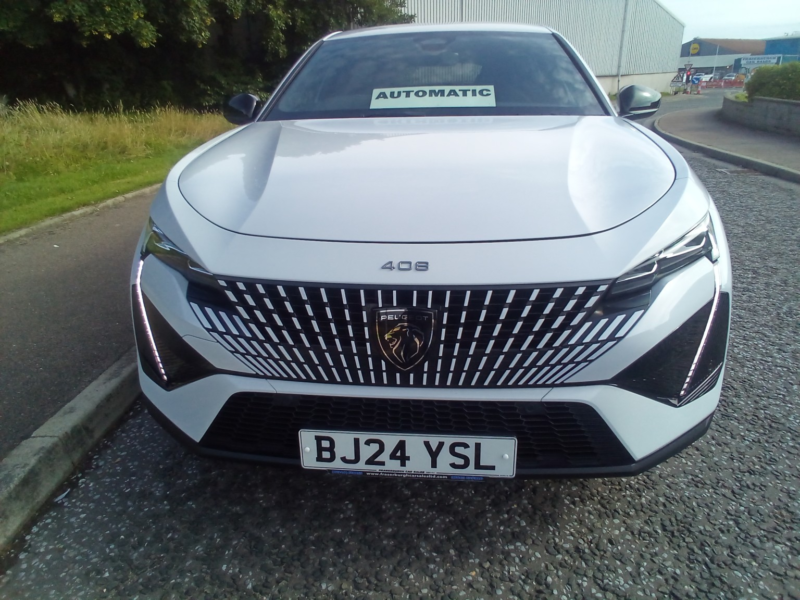 2024 Peugeot 408 Gt Fastback 1.2 Puretech 130 Auto in White — image 1