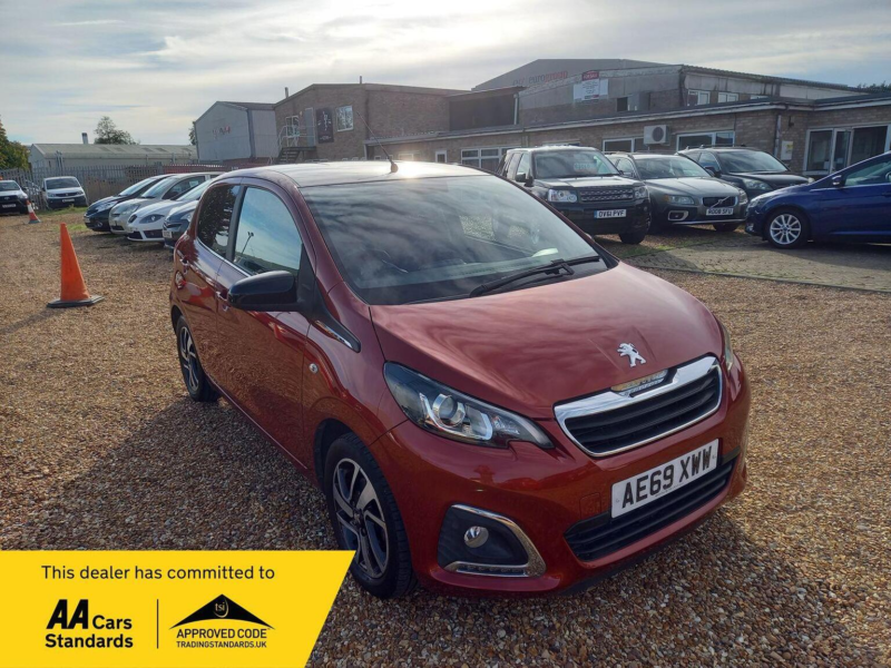 2019 Peugeot 108 1.0 Allure Euro 6 (s/s) 5dr in Red — image 1