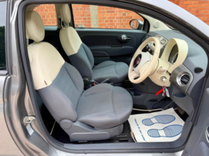 2009 Fiat 500 1.2 Pop Auto Euro 4 3dr in Grey — image 3